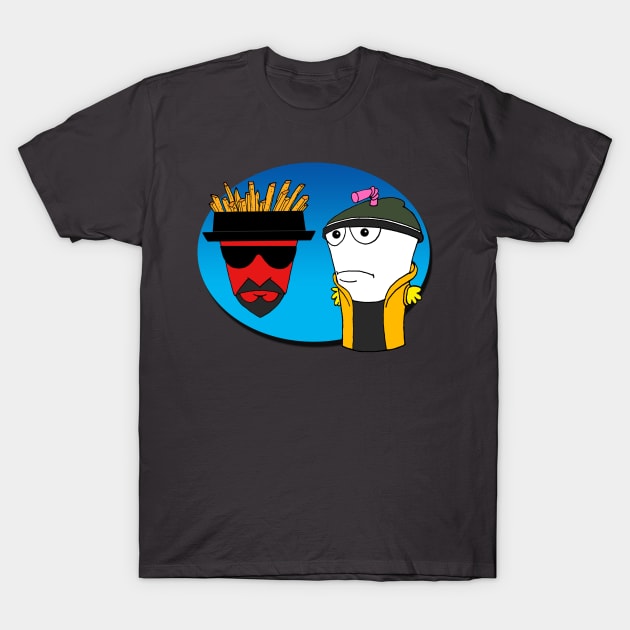 Aqua Teen Breaking Bad T-Shirt by wyattd